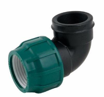 Γωνία ρακόρ κοχλιωτή θηλυκή 10 ΑΤΜ Φ16x1/2