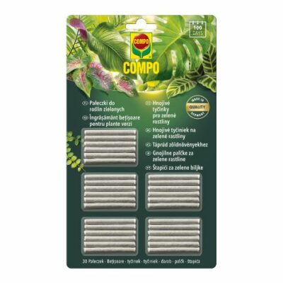 Compo Λίπασμα Sticks N+P2O5+K2O(+MgO) 13+6+10(+3) για Πράσινα Φυτά