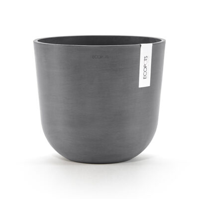 Ecopots Γλάστρα OSLO 25 Grey με σύστημα αποστράγγισης