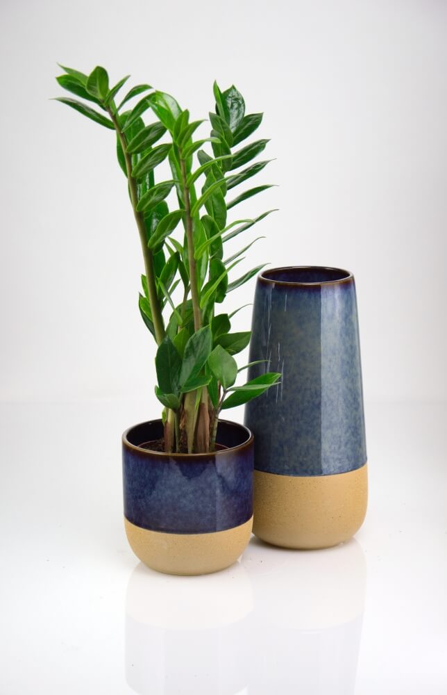 Κεραμικό βάζο μπλε Vintage 31.144 - Image 3