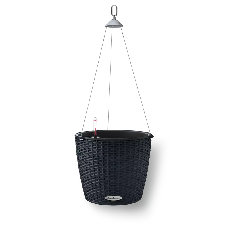 Lechuza Nido Cottage 28 Graphite Black