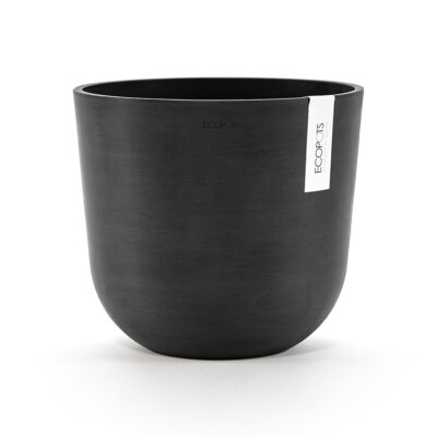 Ecopots Γλάστρα OSLO 25 Dark Grey με σύστημα αποστράγγισης
