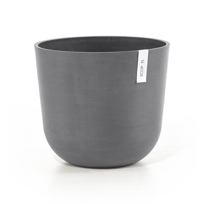 Ecopots Γλάστρα OSLO 35 Grey με σύστημα αποστράγγισης