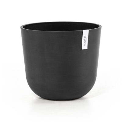 Ecopots Γλάστρα OSLO 35 Dark Grey με σύστημα αποστράγγισης