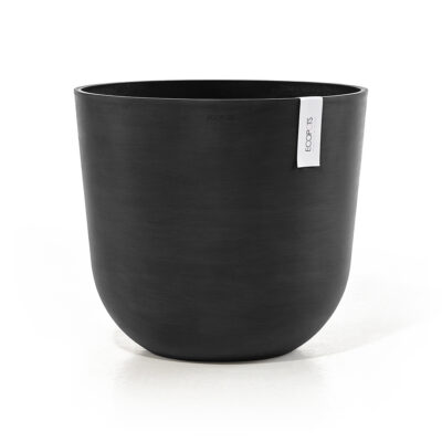 Ecopots Γλάστρα OSLO 45 Dark Grey με σύστημα αποστράγγισης