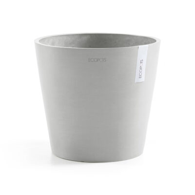 Ecopots Γλάστρα Amsterdam 40 White Grey