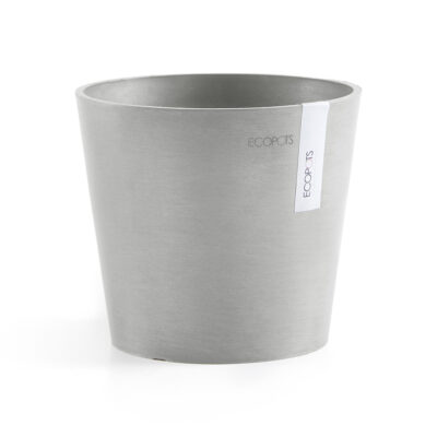 Ecopots Γλάστρα Amsterdam Mini 17 White Grey