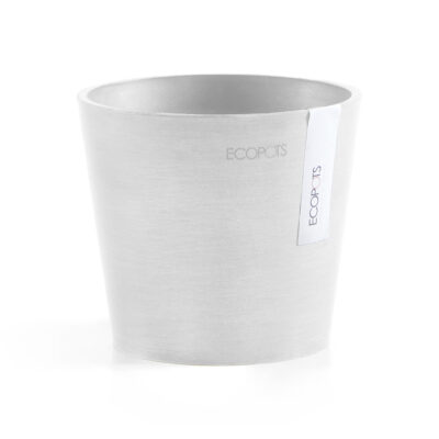 Ecopots Γλάστρα Amsterdam Mini 13 Pure White
