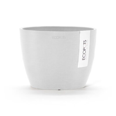 Ecopots Γλάστρα Stockholm 16 Pure White