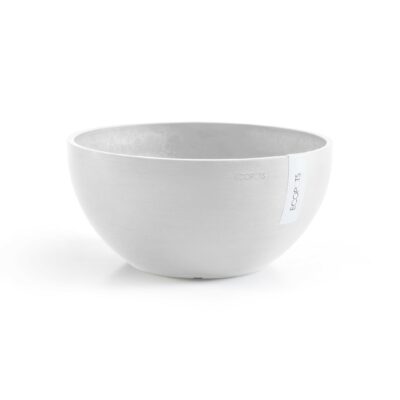 Ecopots Γλάστρα Brussels 25 White Grey