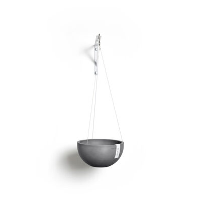 Ecopots Γλάστρα Hanging Brussels 27 Grey