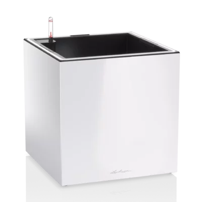 Lechuza Canto Premium 40 low LED white high-gloss