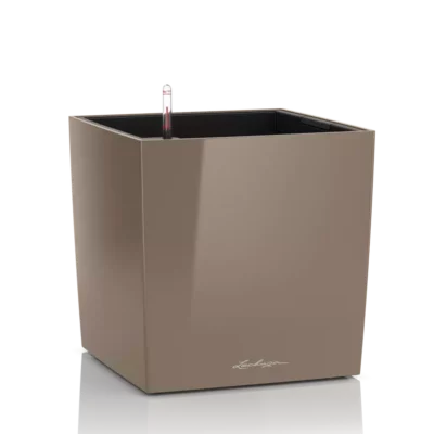 Lechuza Cube 30 shiny taupe