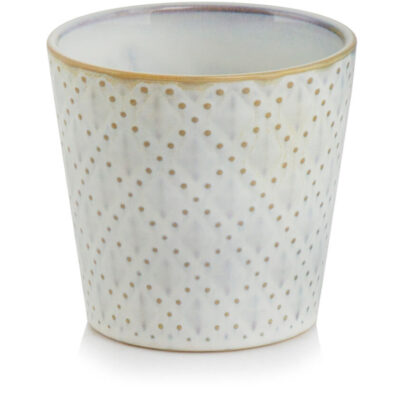 Κεραμικό κασπώ λευκό Vintage