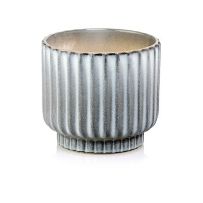 Κεραμικό κασπώ λευκό Vintage 15x14