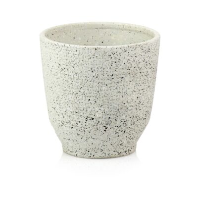 Κεραμικό κασπώ λευκό Vintage 14x14